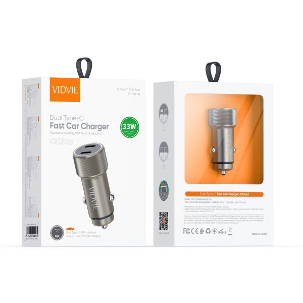 CARGADOR PARA CARRO 33W TIPO C